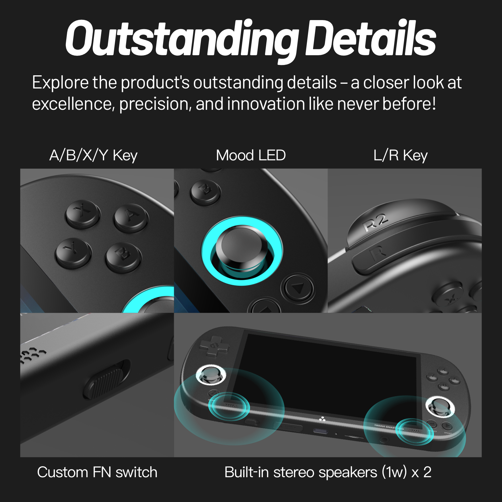 Trimui Smart Pro Portable Retro Video Hand-Held Games Consoles 5'' 20000+ Game Trimui Smart Pro Portable Retro Video Hand-Held Games Consoles 5'' 20000+ Game